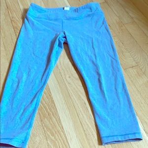 Iviva blue cropped leggings
